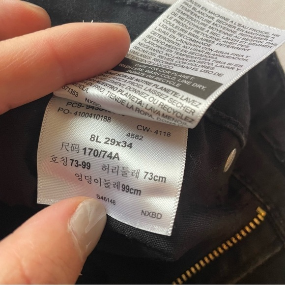 Signature by Levis Strauss - Black Jeans - Skinny - 8L 29x34 - Picture 7 of 8